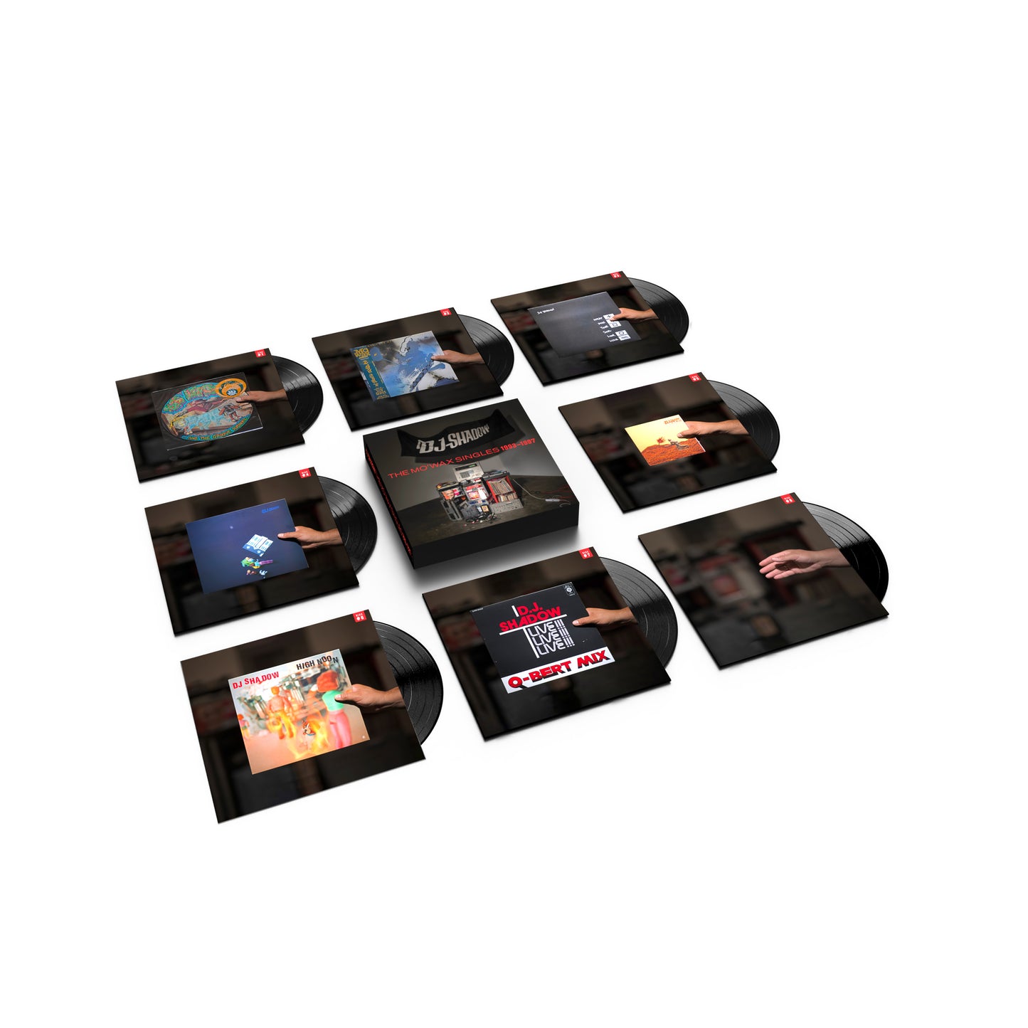 DJ Shadow 'The Mo’Wax Singles 1993 - 1997' 8x12" Box Set