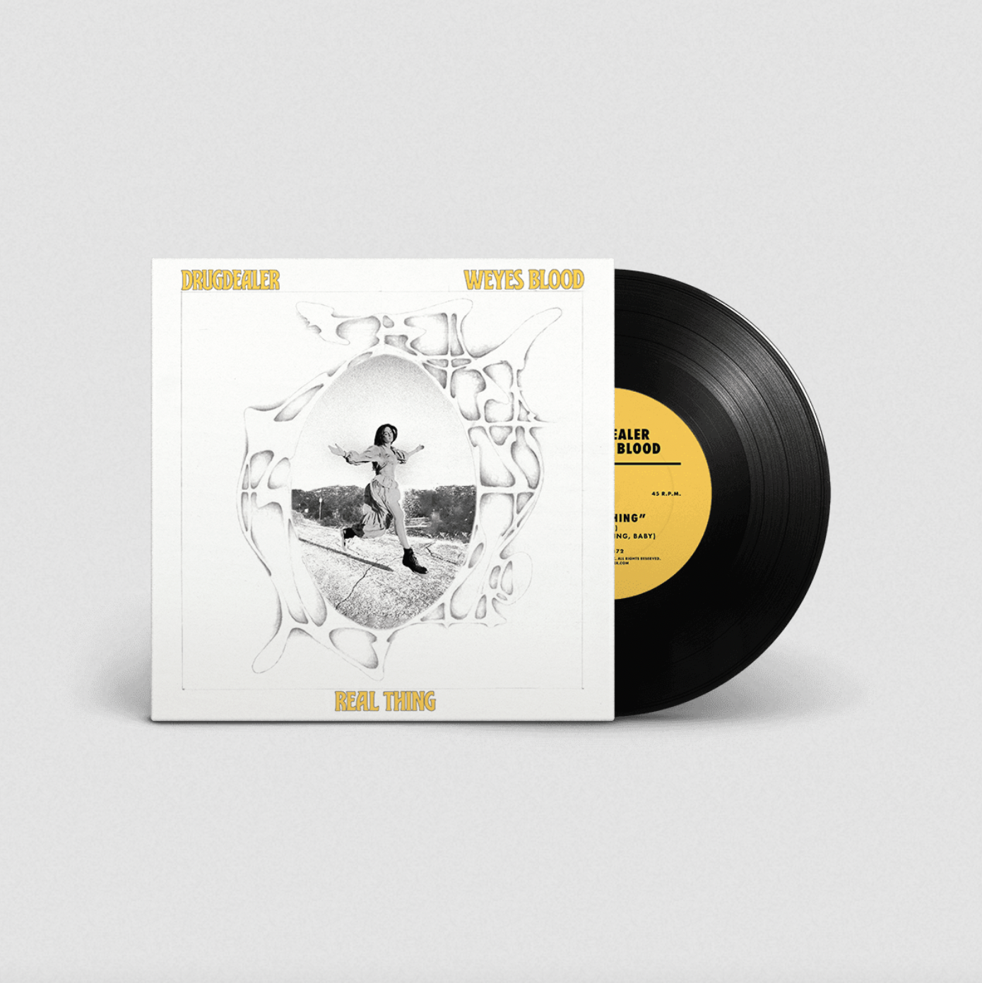 Drugdealer & Weyes Blood 'Real Thing b/w The News' 7"